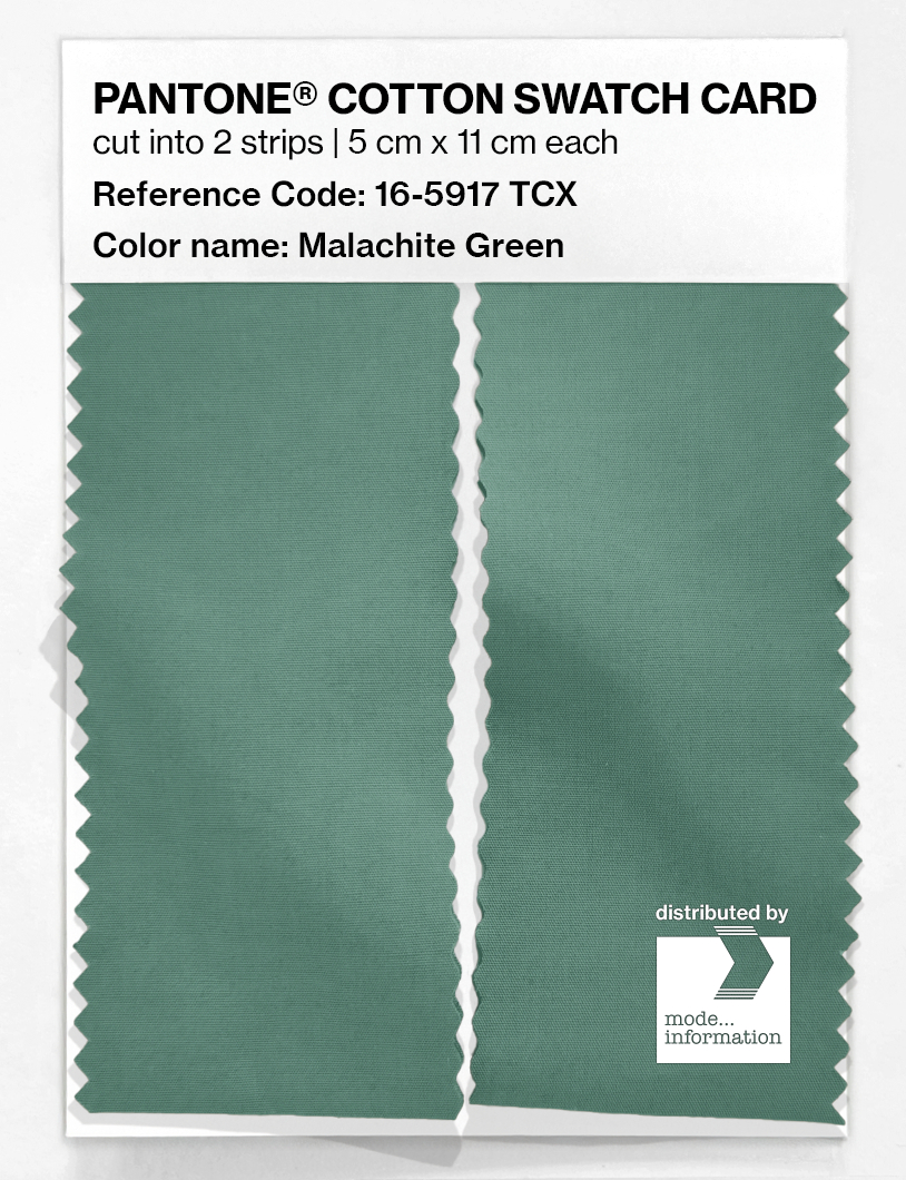 Artikelbild 2 des Artikels “PANTONE® COTTON SWATCH CARD 16-5917 TCX Malachite Green “