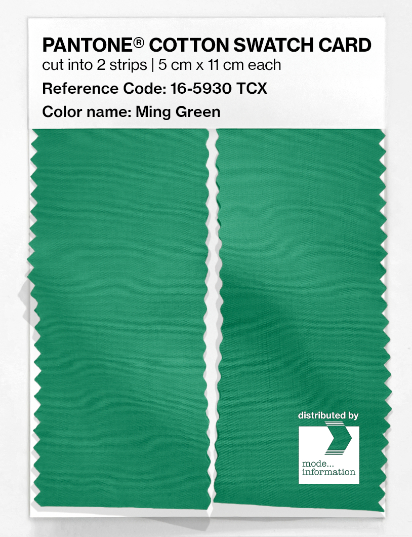 Artikelbild 2 des Artikels “PANTONE® COTTON SWATCH CARD 16-5930 TCX Ming Green “