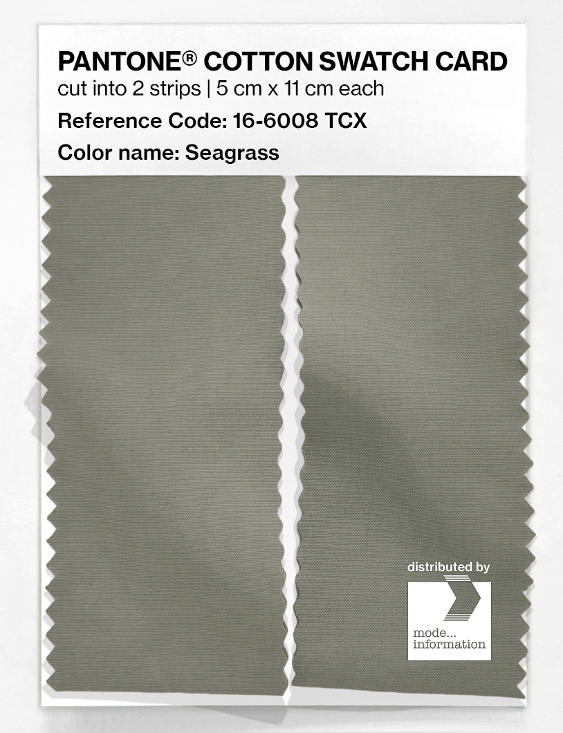 Artikelbild 2 des Artikels “PANTONE® COTTON SWATCH CARD 16-6008 TCX Seagrass “