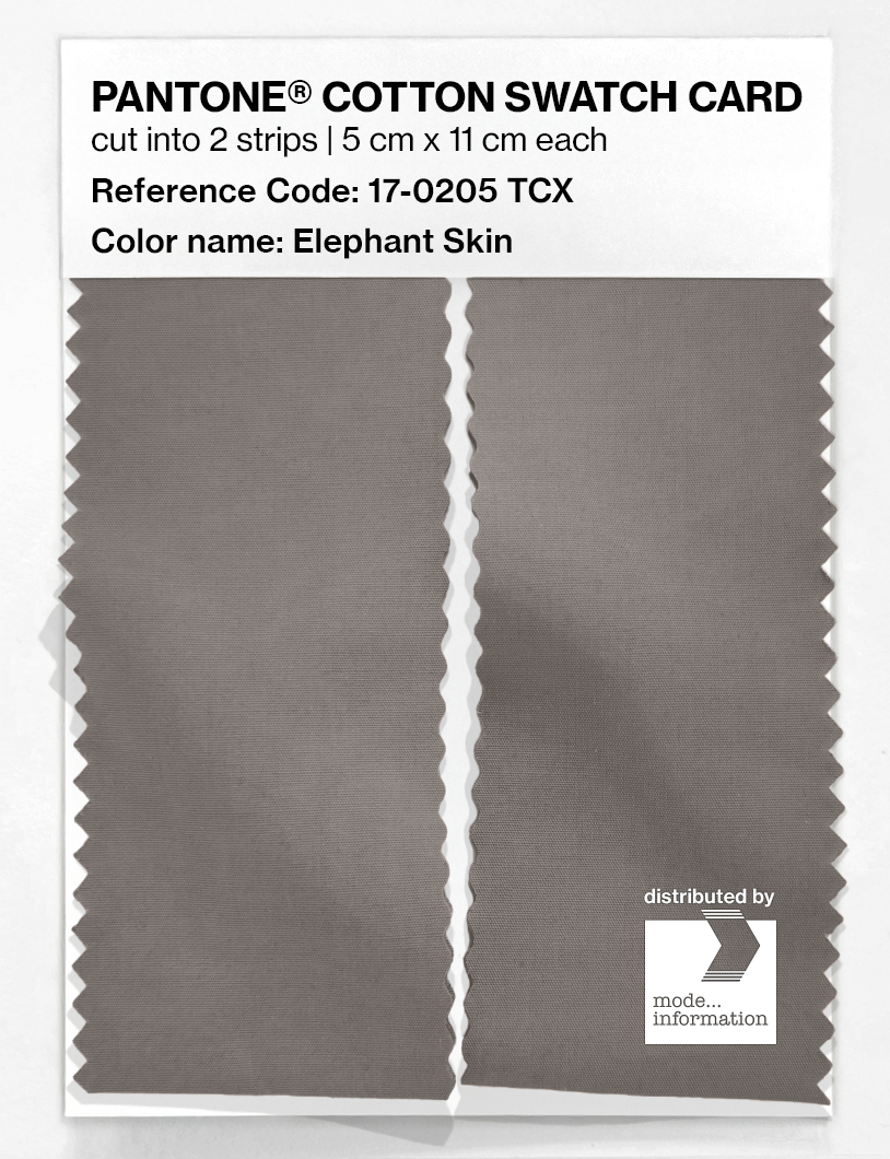 Artikelbild 2 des Artikels “PANTONE® COTTON SWATCH CARD 17-0205 TCX Elephant Skin “