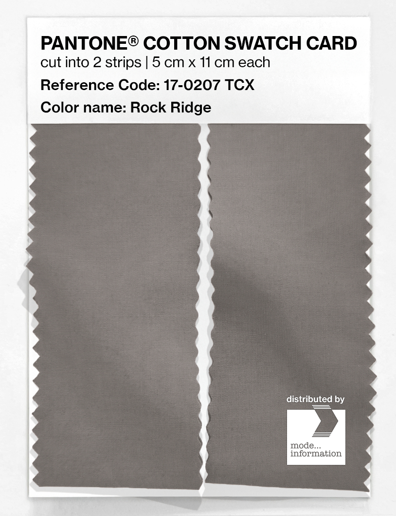 Artikelbild 2 des Artikels “PANTONE® COTTON SWATCH CARD 17-0207 TCX Rock Ridge “