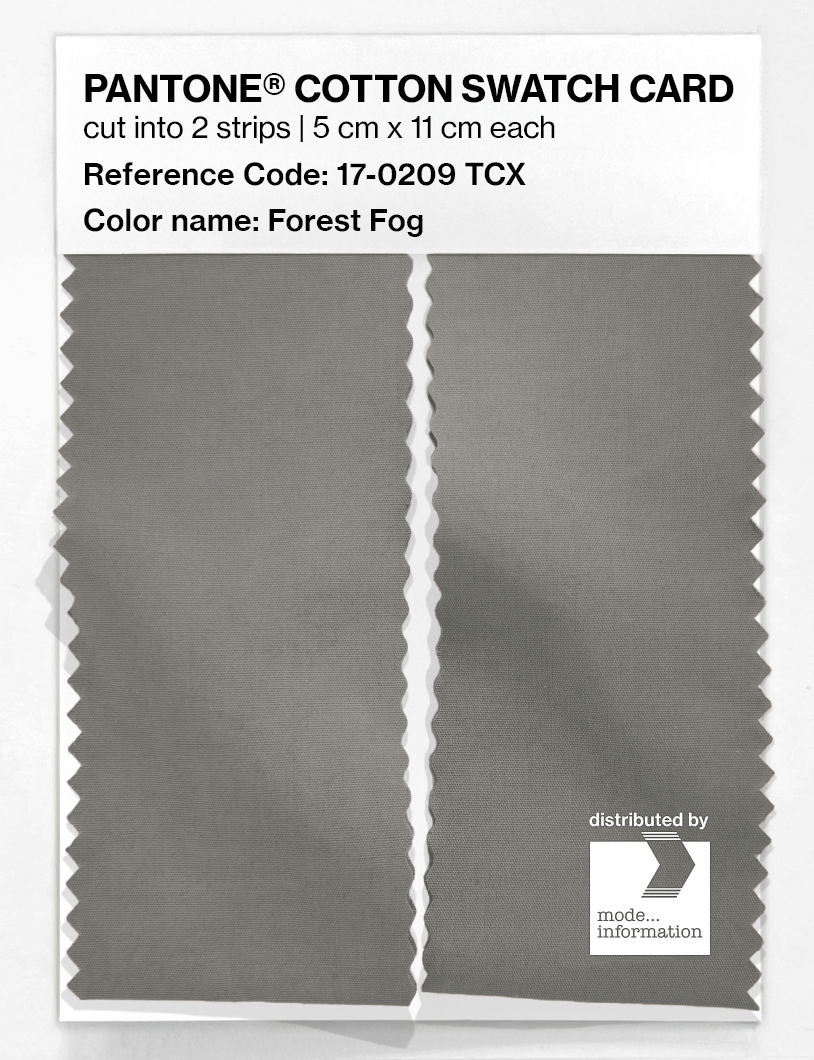 Artikelbild 2 des Artikels “PANTONE® COTTON SWATCH CARD 17-0209 TCX Forest Fog “