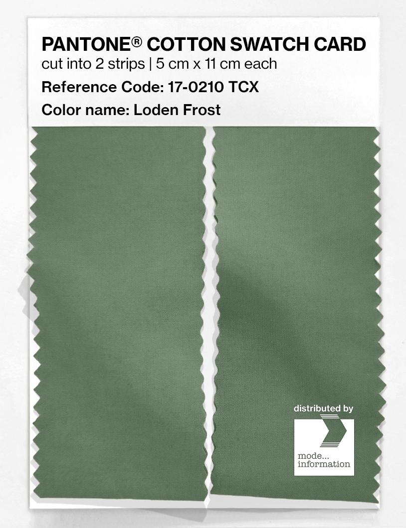 Artikelbild 2 des Artikels “PANTONE® COTTON SWATCH CARD 17-0210 TCX Loden Frost “