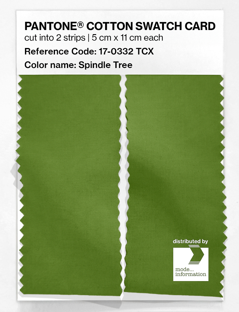 Artikelbild 2 des Artikels “PANTONE® COTTON SWATCH CARD 17-0332 TCX Spindle Tree “