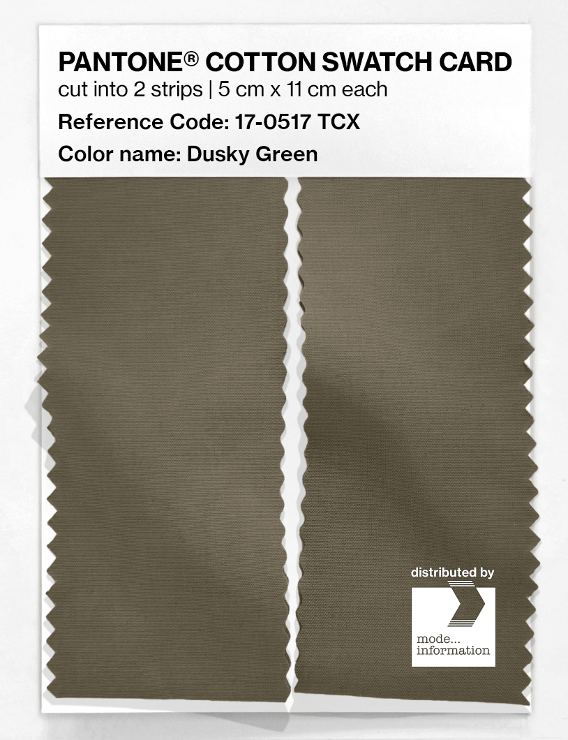 Artikelbild 2 des Artikels “PANTONE® COTTON SWATCH CARD 17-0517 TCX Dusky Green “