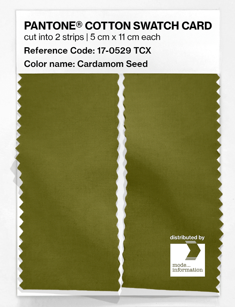 Artikelbild 2 des Artikels “PANTONE® COTTON SWATCH CARD 17-0529 TCX Cardamom Seed “