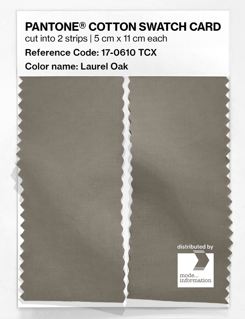 Artikelbild 2 des Artikels “PANTONE® COTTON SWATCH CARD 17-0610 TCX Laurel Oak “