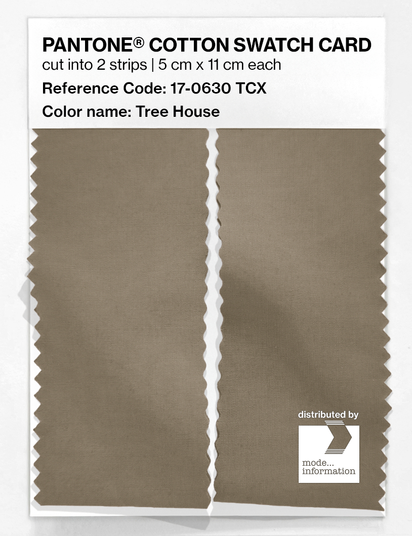 Product image 2 of the product “PANTONE® COTTON SWATCH CARD 17-0630 TCX Tree House ”