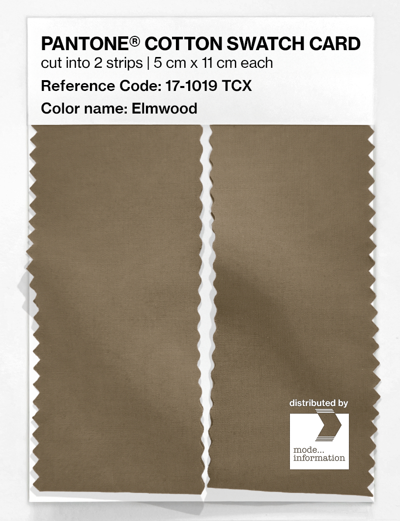 Artikelbild 2 des Artikels “PANTONE® COTTON SWATCH CARD 17-1019 TCX Elmwood “