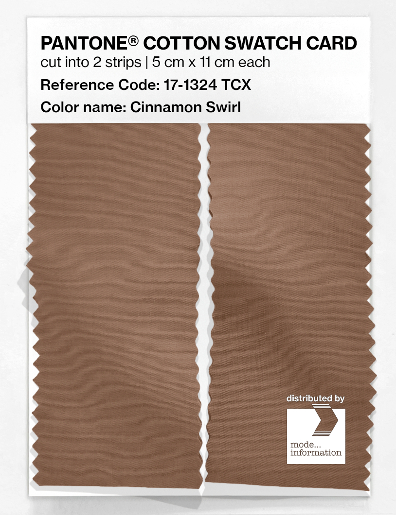 Artikelbild 2 des Artikels “PANTONE® COTTON SWATCH CARD 17-1324 TCX Cinnamon Swirl “