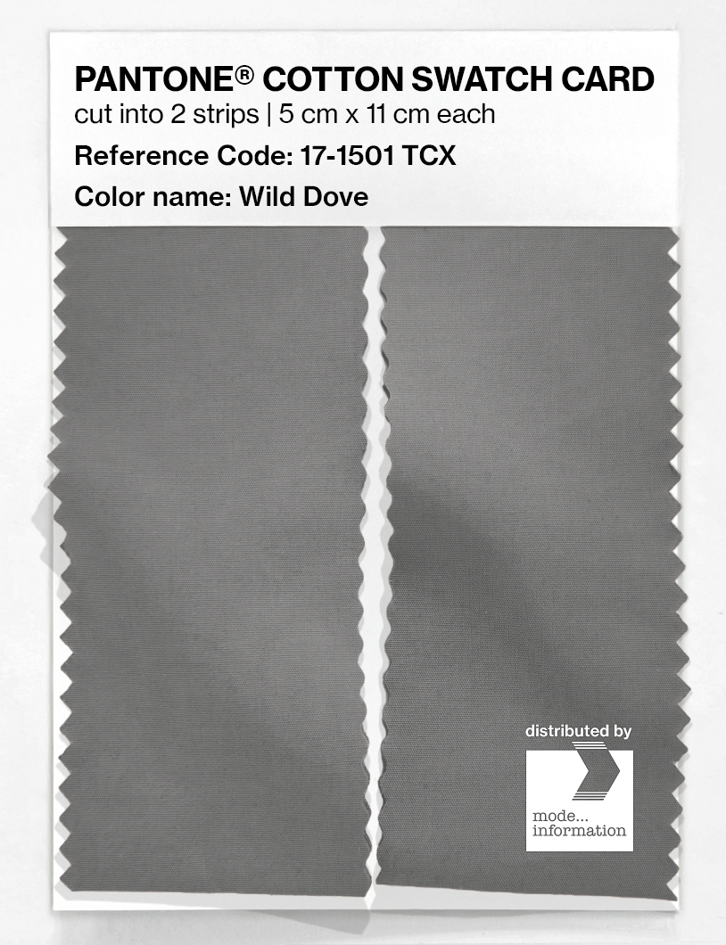 Artikelbild 2 des Artikels “PANTONE® COTTON SWATCH CARD 17-1501 TCX Wild Dove “