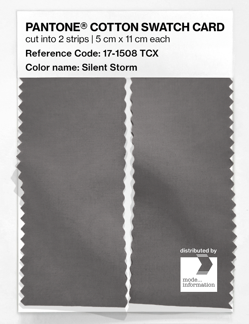 Artikelbild 2 des Artikels “PANTONE® COTTON SWATCH CARD 17-1508 TCX Silent Storm “