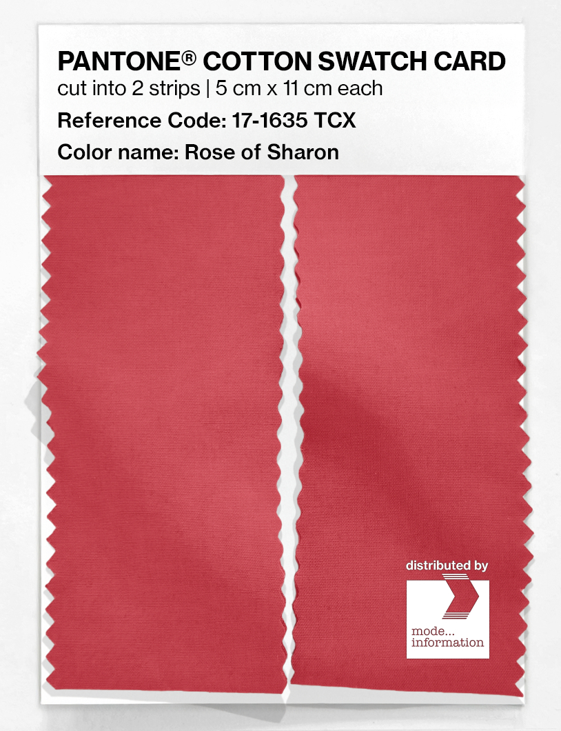 Artikelbild 2 des Artikels “PANTONE® COTTON SWATCH CARD 17-1635 TCX Rose of Sharon “