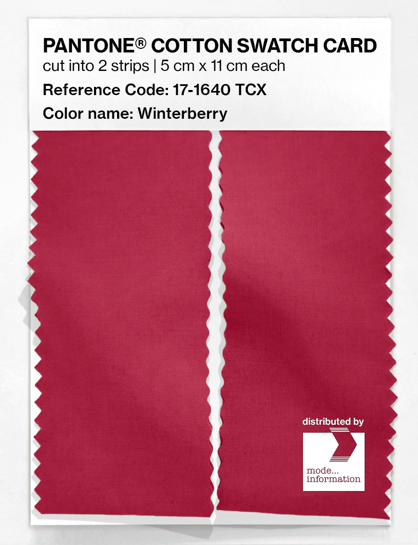 Artikelbild 2 des Artikels “PANTONE® COTTON SWATCH CARD 17-1640 TCX Winterberry “
