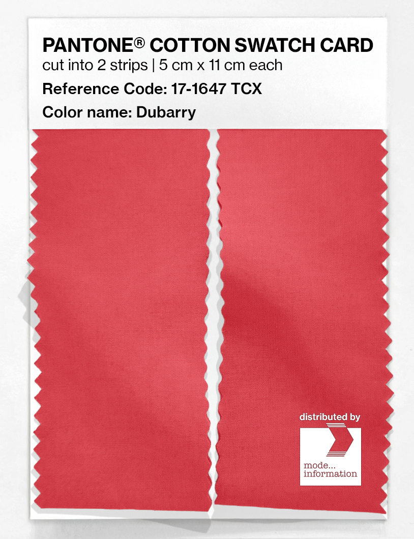 Artikelbild 2 des Artikels “PANTONE® COTTON SWATCH CARD 17-1647 TCX Dubarry “