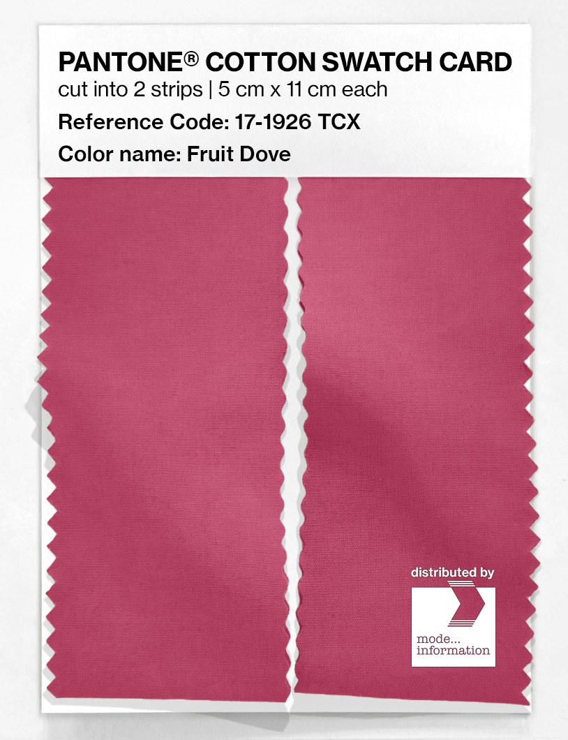Artikelbild 2 des Artikels “PANTONE® COTTON SWATCH CARD 17-1926 TCX Fruit Dove “