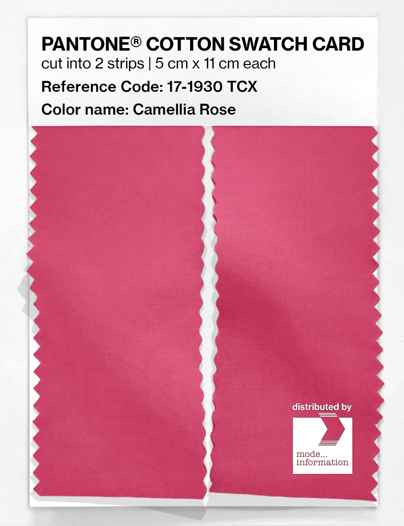 Artikelbild 2 des Artikels “PANTONE® COTTON SWATCH CARD 17-1930 TCX Camellia Rose “