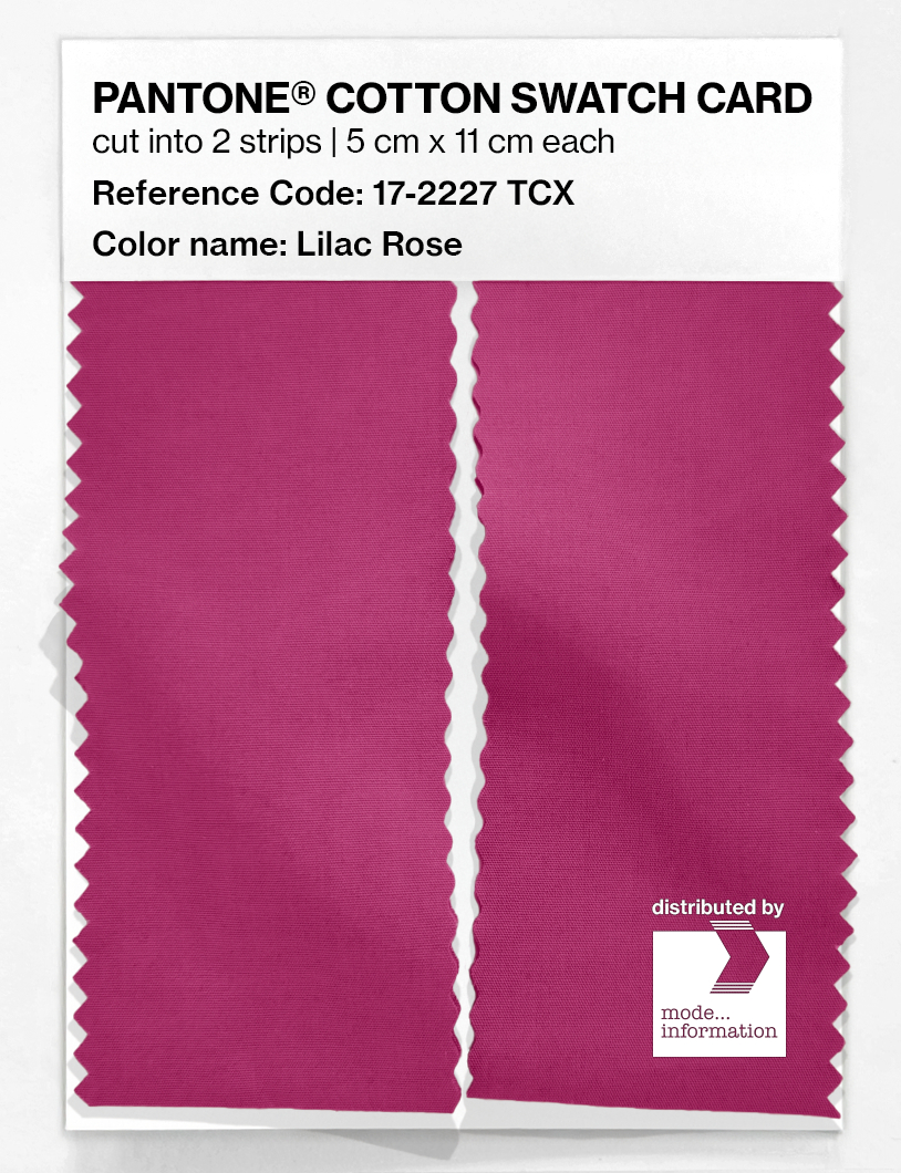 Artikelbild 2 des Artikels “PANTONE® COTTON SWATCH CARD 17-2227 TCX Lilac Rose “
