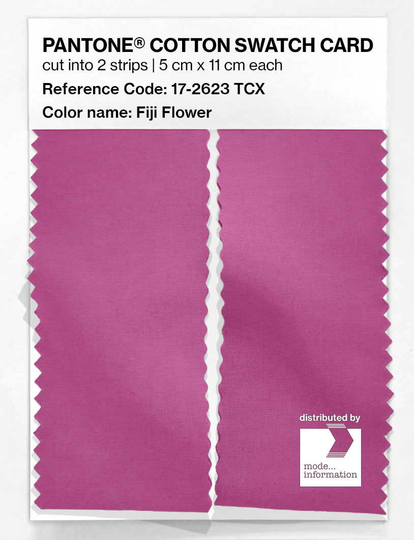 Artikelbild 2 des Artikels “PANTONE® COTTON SWATCH CARD 17-2623 TCX Fiji Flower “