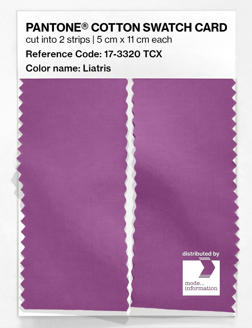 Artikelbild 2 des Artikels “PANTONE® COTTON SWATCH CARD 17-3320 TCX Liatris “