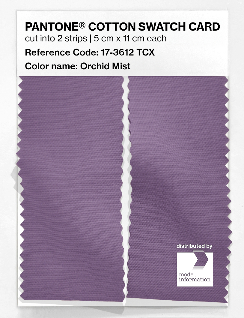Artikelbild 2 des Artikels “PANTONE® COTTON SWATCH CARD 17-3612 TCX Orchid Mist “