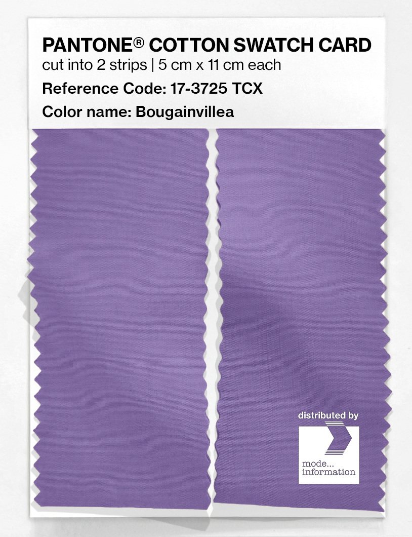 Product image 2 of the product “PANTONE® COTTON SWATCH CARD 17-3725 TCX Bougainvillea ”
