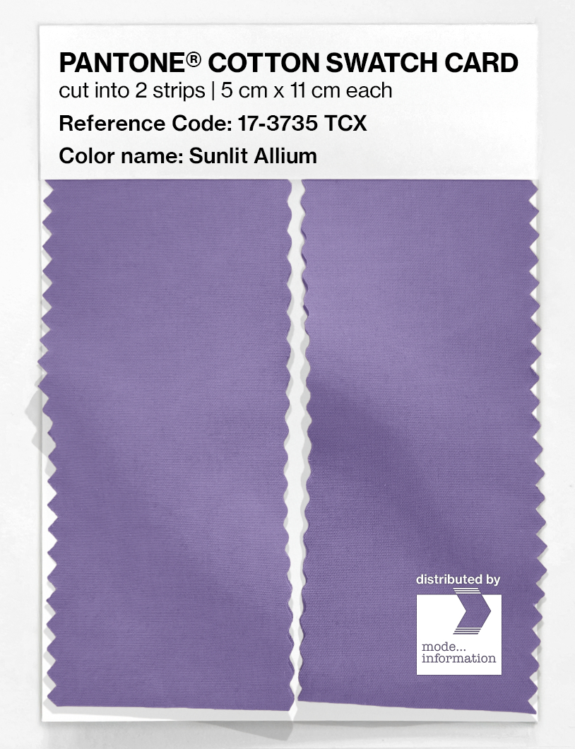 Artikelbild 2 des Artikels “PANTONE® COTTON SWATCH CARD 17-3735 TCX Sunlit Allium “