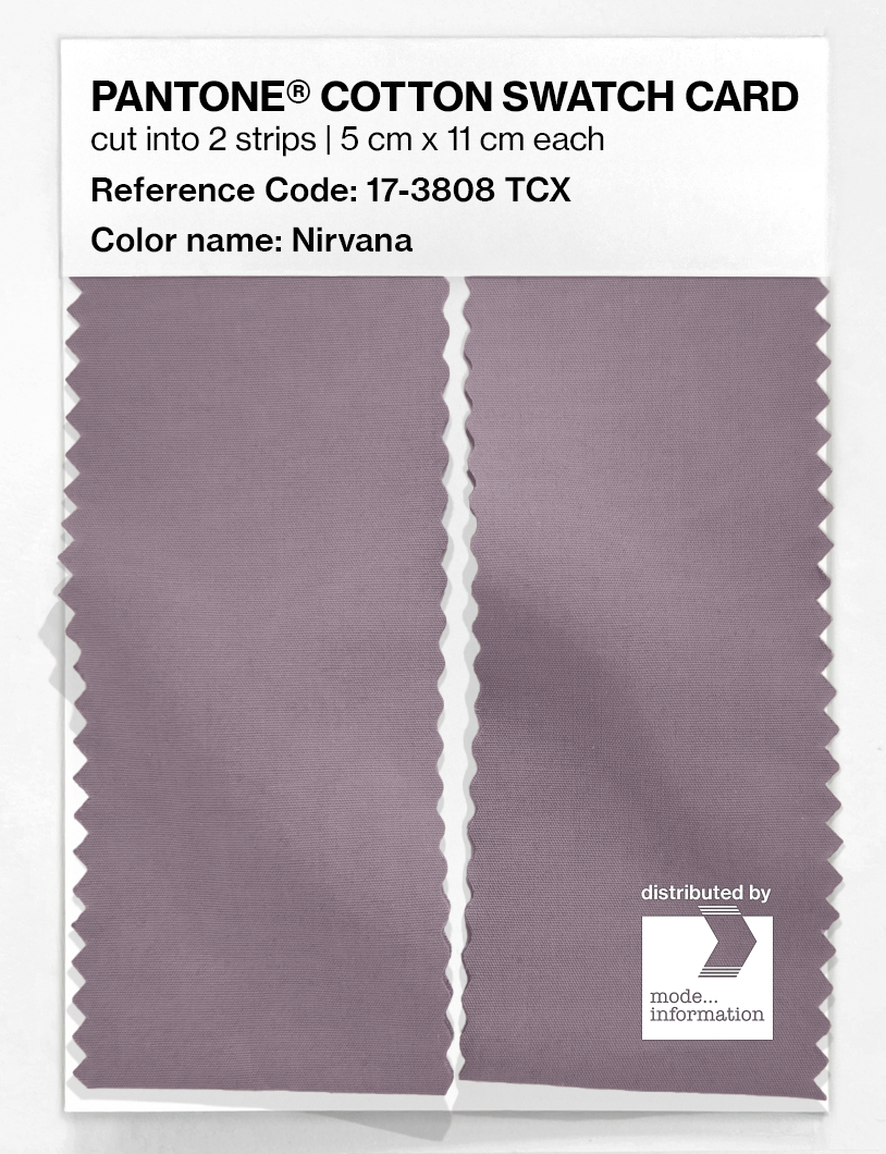 Product image 2 of the product “PANTONE® COTTON SWATCH CARD 17-3808 TCX Nirvana ”