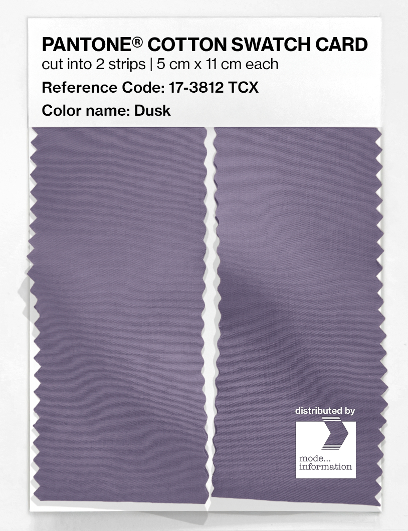 Artikelbild 2 des Artikels “PANTONE® COTTON SWATCH CARD 17-3812 TCX Dusk “