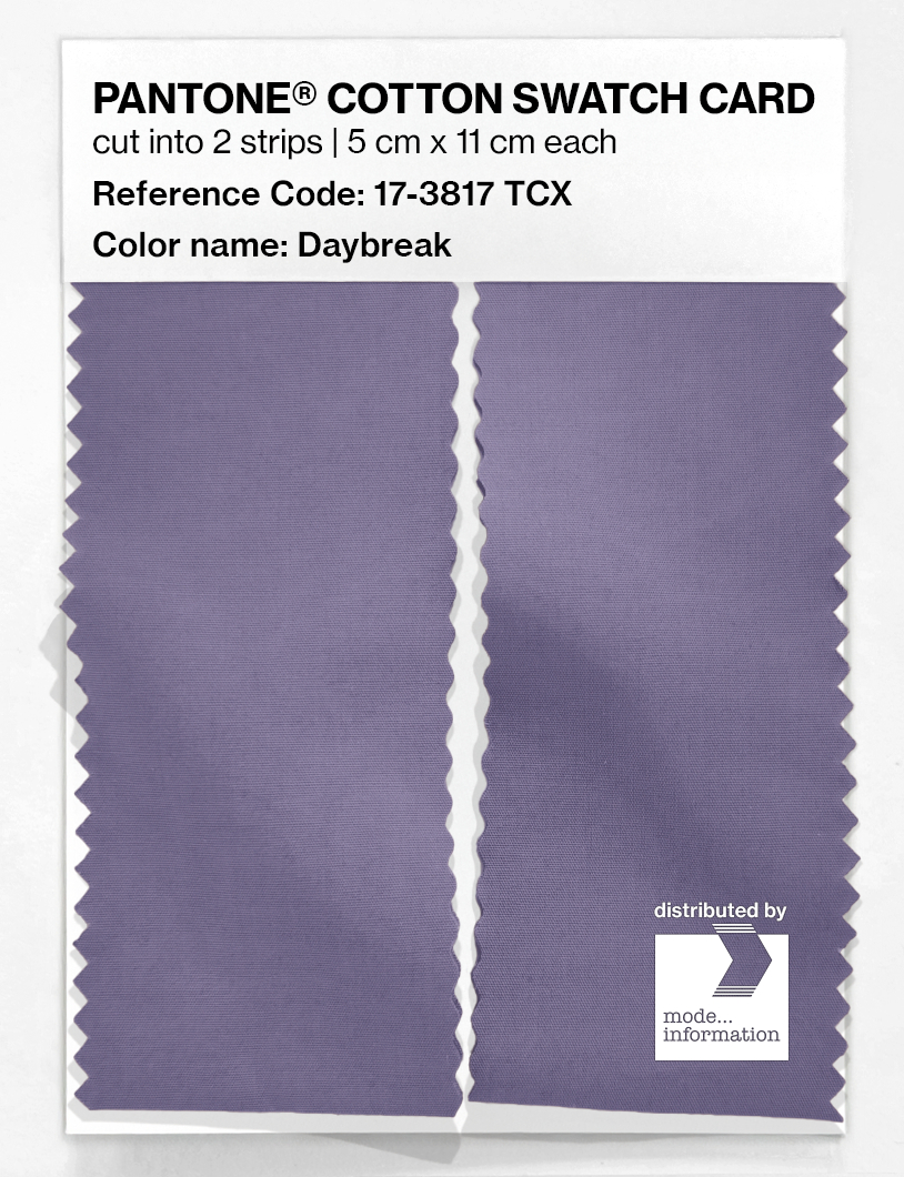 Product image 2 of the product “PANTONE® COTTON SWATCH CARD 17-3817 TCX Daybreak ”