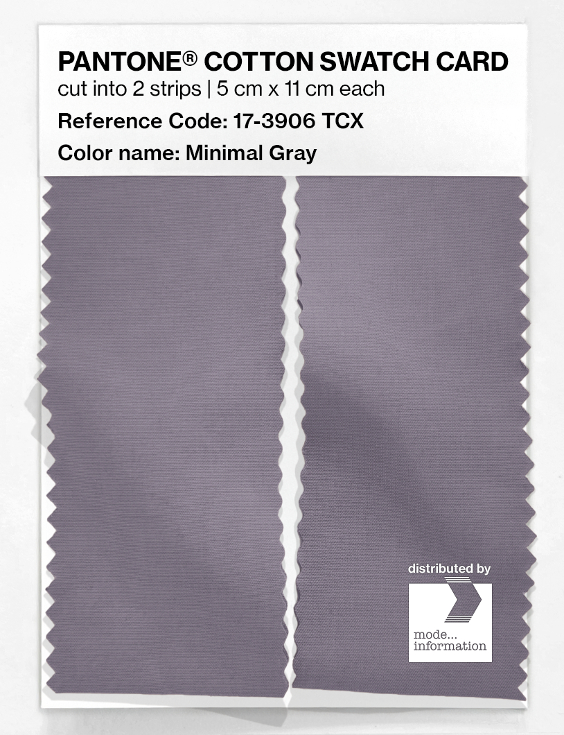 Artikelbild 2 des Artikels “PANTONE® COTTON SWATCH CARD 17-3906 TCX Minimal Gray “