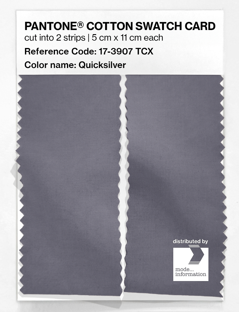Artikelbild 2 des Artikels “PANTONE® COTTON SWATCH CARD 17-3907 TCX Quicksilver “