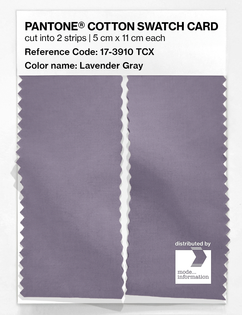 Artikelbild 2 des Artikels “PANTONE® COTTON SWATCH CARD 17-3910 TCX Lavender Gray “