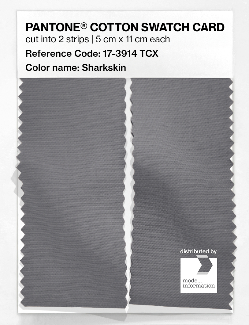 Artikelbild 2 des Artikels “PANTONE® COTTON SWATCH CARD 17-3914 TCX Sharkskin “