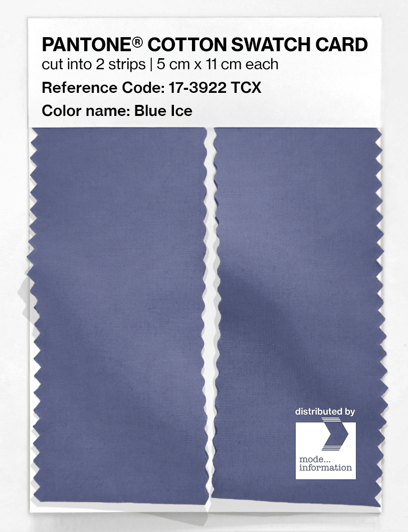 Artikelbild 2 des Artikels “PANTONE® COTTON SWATCH CARD 17-3922 TCX Blue Ice “