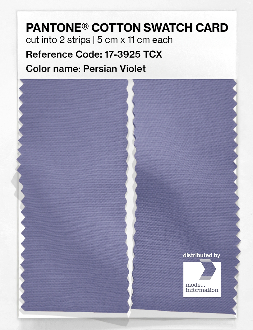 Product image 2 of the product “PANTONE® COTTON SWATCH CARD 17-3925 TCX Persian Violet ”