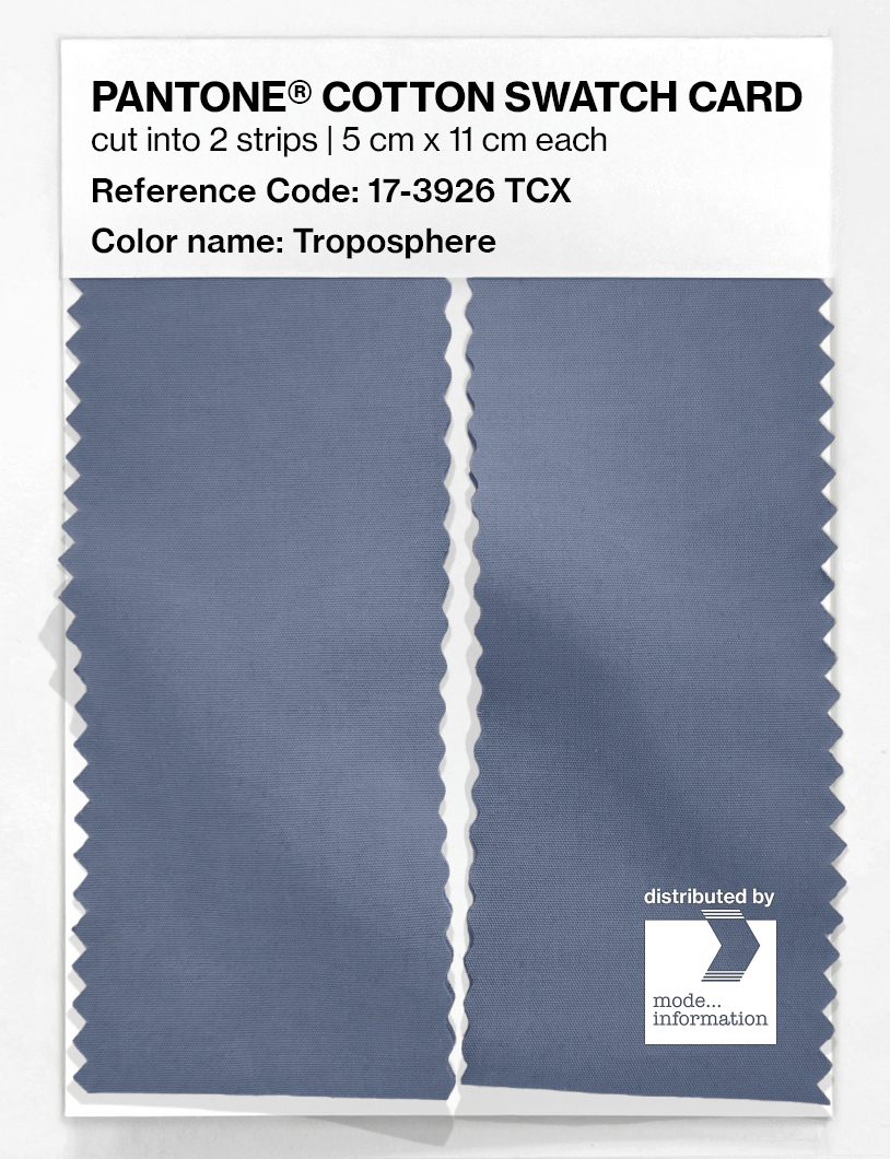 Artikelbild 2 des Artikels “PANTONE® COTTON SWATCH CARD 17-3926 TCX Troposphere “