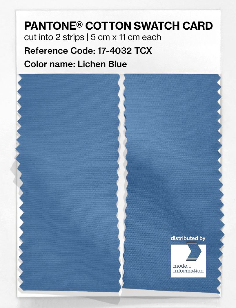 Artikelbild 2 des Artikels “PANTONE® COTTON SWATCH CARD 17-4032 TCX Lichen Blue “