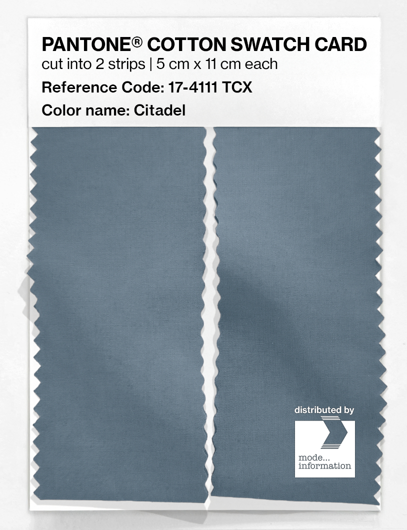 Artikelbild 2 des Artikels “PANTONE® COTTON SWATCH CARD 17-4111 TCX Citadel “