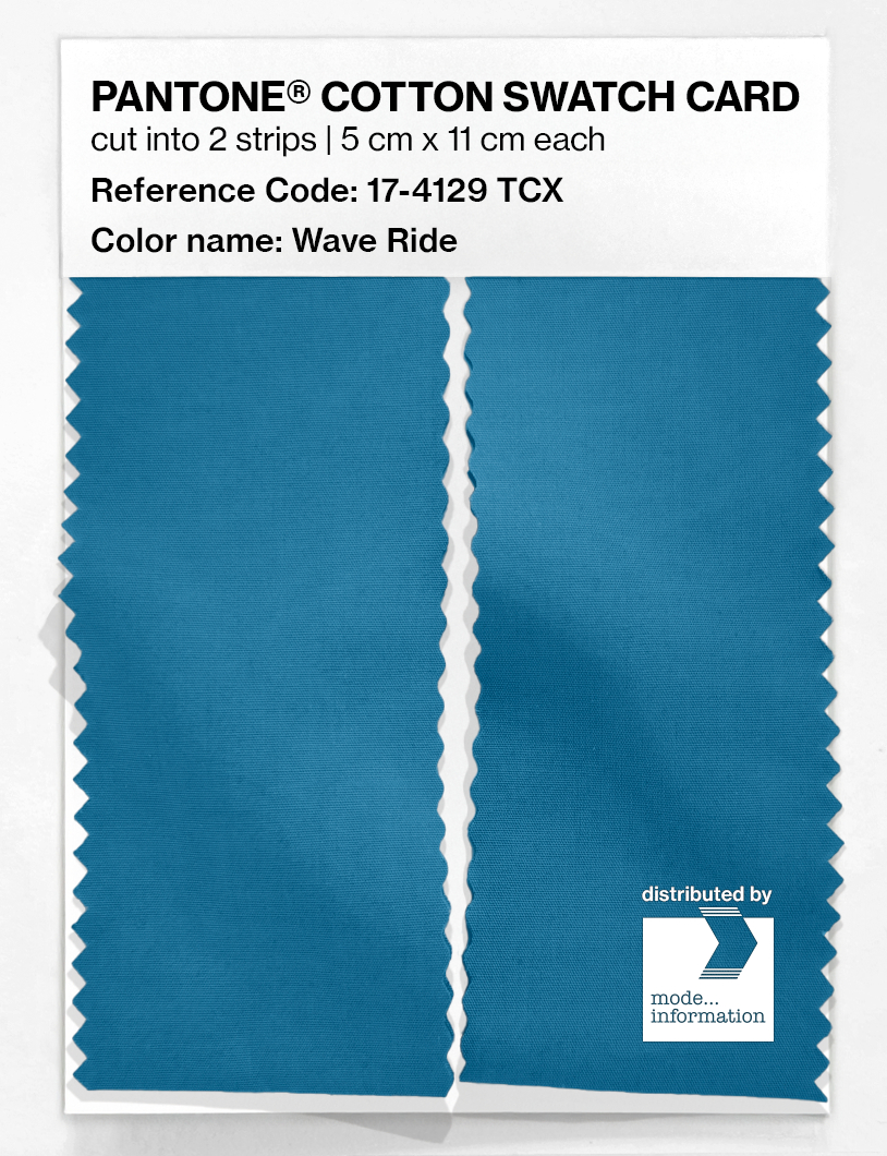 Artikelbild 2 des Artikels “PANTONE® COTTON SWATCH CARD 17-4129 TCX Wave Ride “