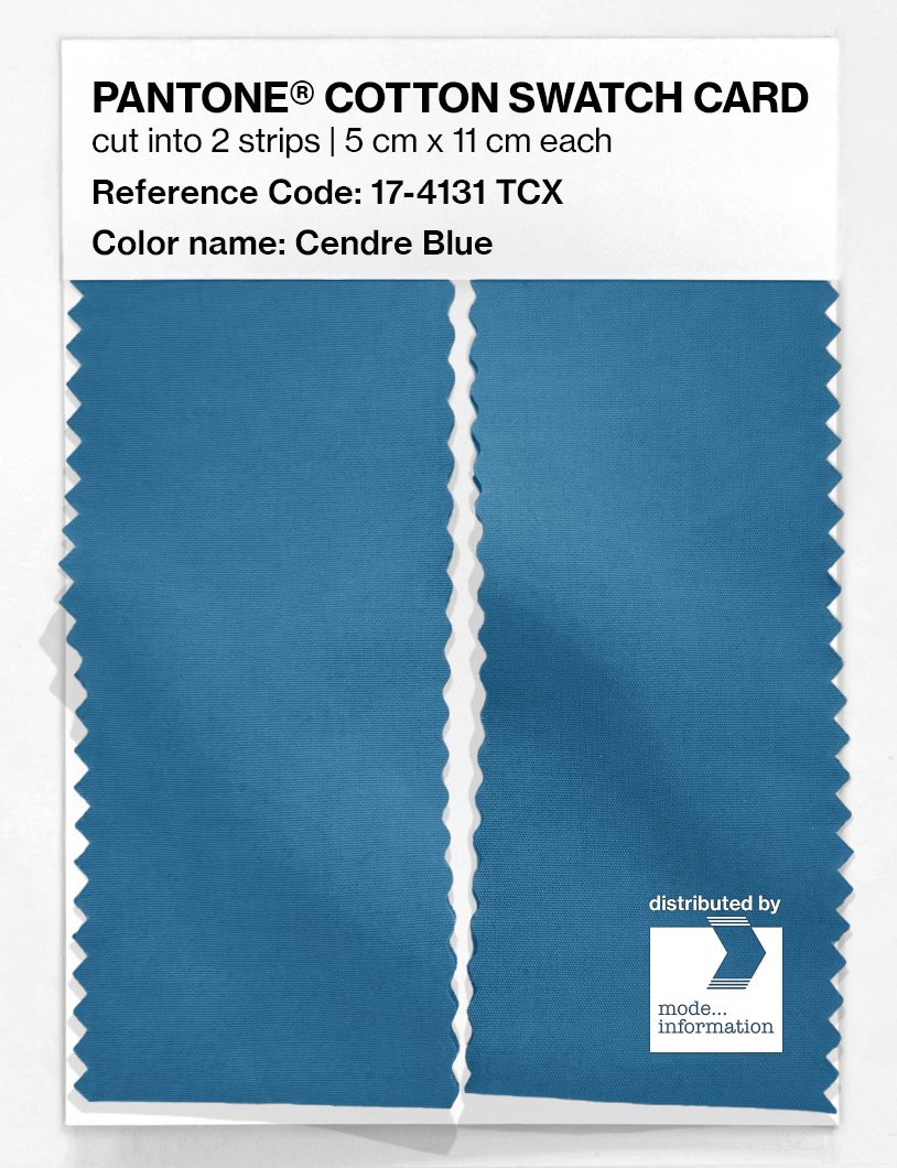 Artikelbild 2 des Artikels “PANTONE® COTTON SWATCH CARD 17-4131 TCX Cendre Blue “