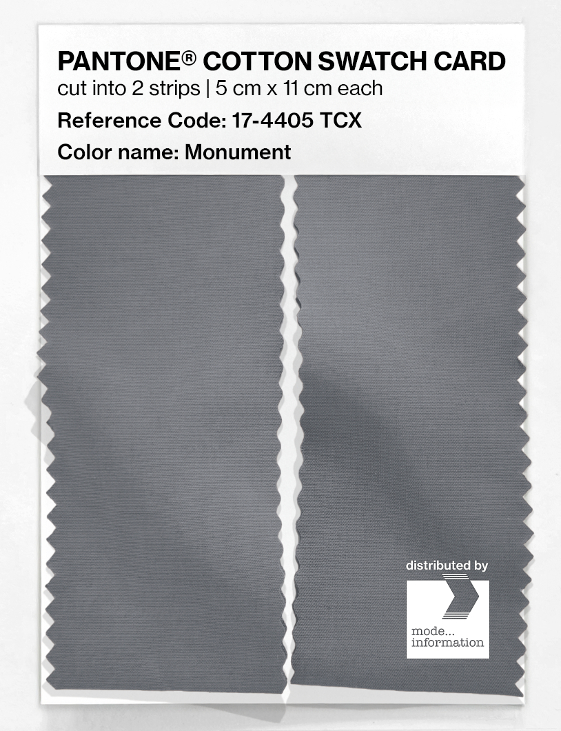 Artikelbild 2 des Artikels “PANTONE® COTTON SWATCH CARD 17-4405 TCX Monument “