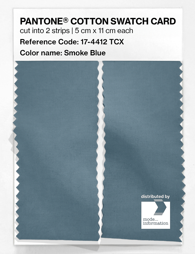 Artikelbild 2 des Artikels “PANTONE® COTTON SWATCH CARD 17-4412 TCX Smoke Blue “