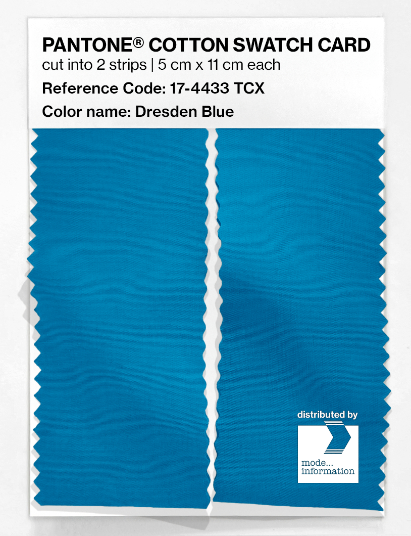 Artikelbild 2 des Artikels “PANTONE® COTTON SWATCH CARD 17-4433 TCX Dresden Blue “