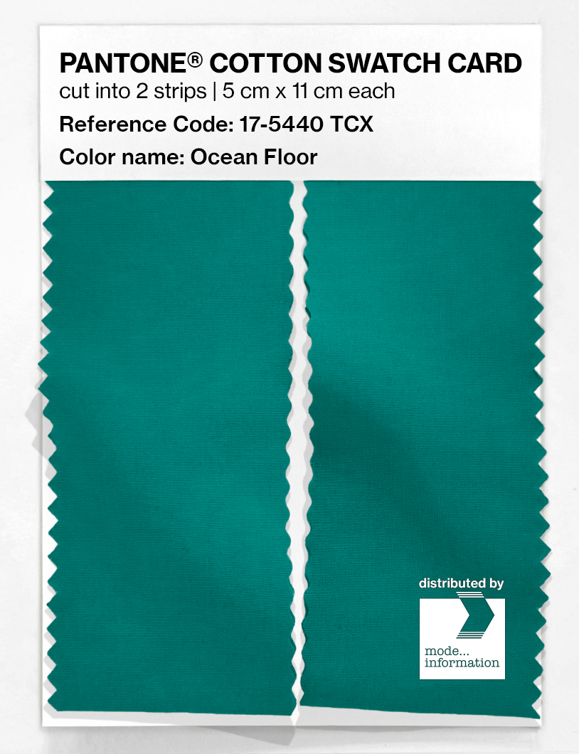 Artikelbild 2 des Artikels “PANTONE® COTTON SWATCH CARD 17-5440 TCX Ocean Floor “