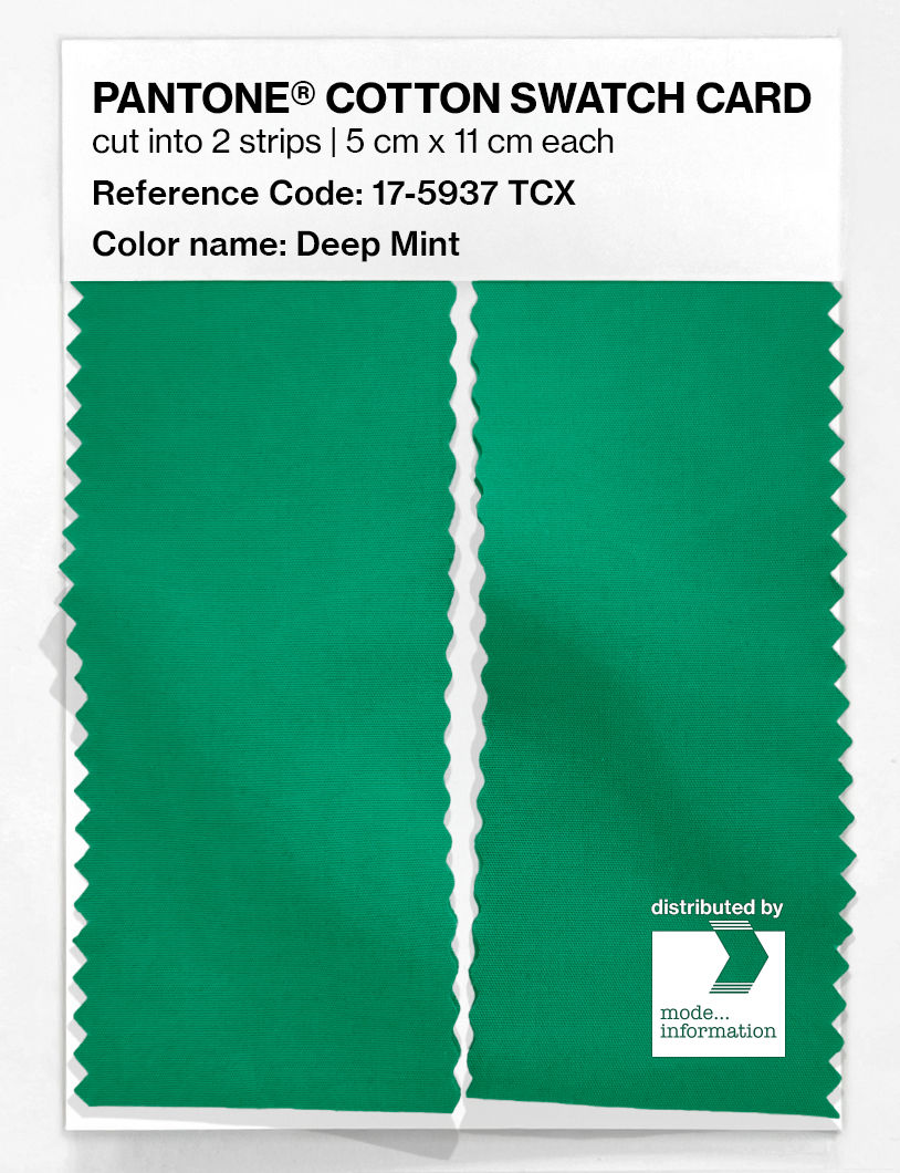 Artikelbild 2 des Artikels “PANTONE® COTTON SWATCH CARD 17-5937 TCX Deep Mint “