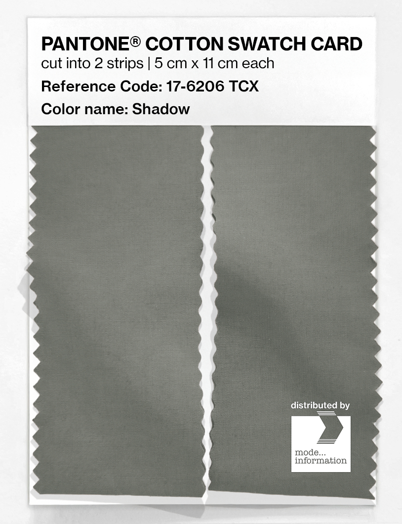 Artikelbild 2 des Artikels “PANTONE® COTTON SWATCH CARD 17-6206 TCX Shadow “