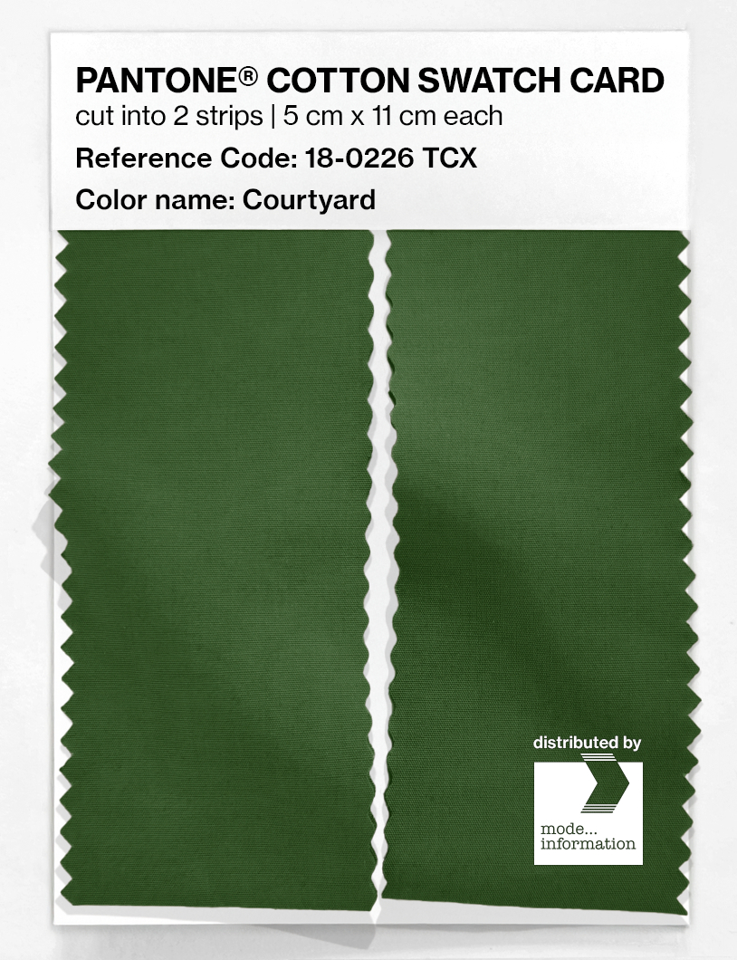 Artikelbild 2 des Artikels “PANTONE® COTTON SWATCH CARD 18-0226 TCX Courtyard “
