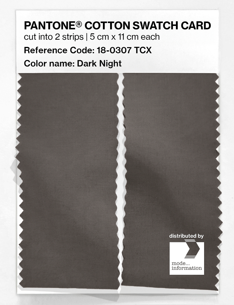 Artikelbild 2 des Artikels “PANTONE® COTTON SWATCH CARD 18-0307 TCX Dark Night “