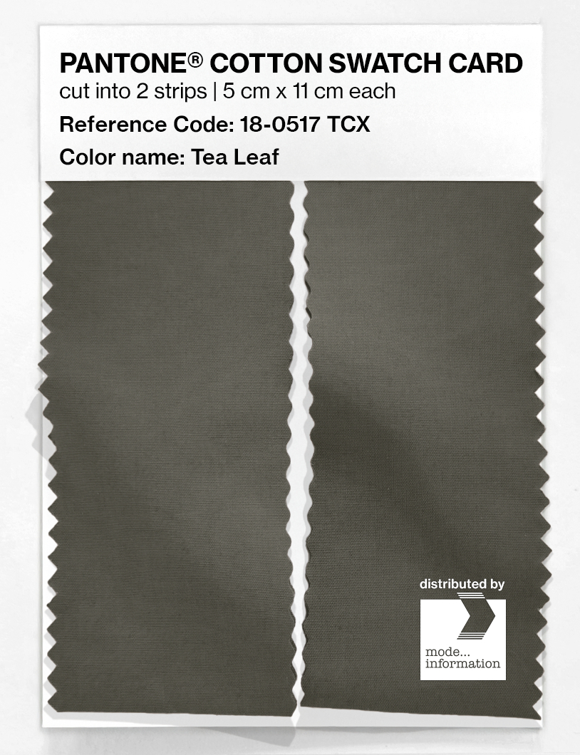 Artikelbild 2 des Artikels “PANTONE® COTTON SWATCH CARD 18-0517 TCX Tea Leaf “